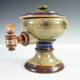 Doulton Lambeth Stoneware Water Dispenser Base and Lid