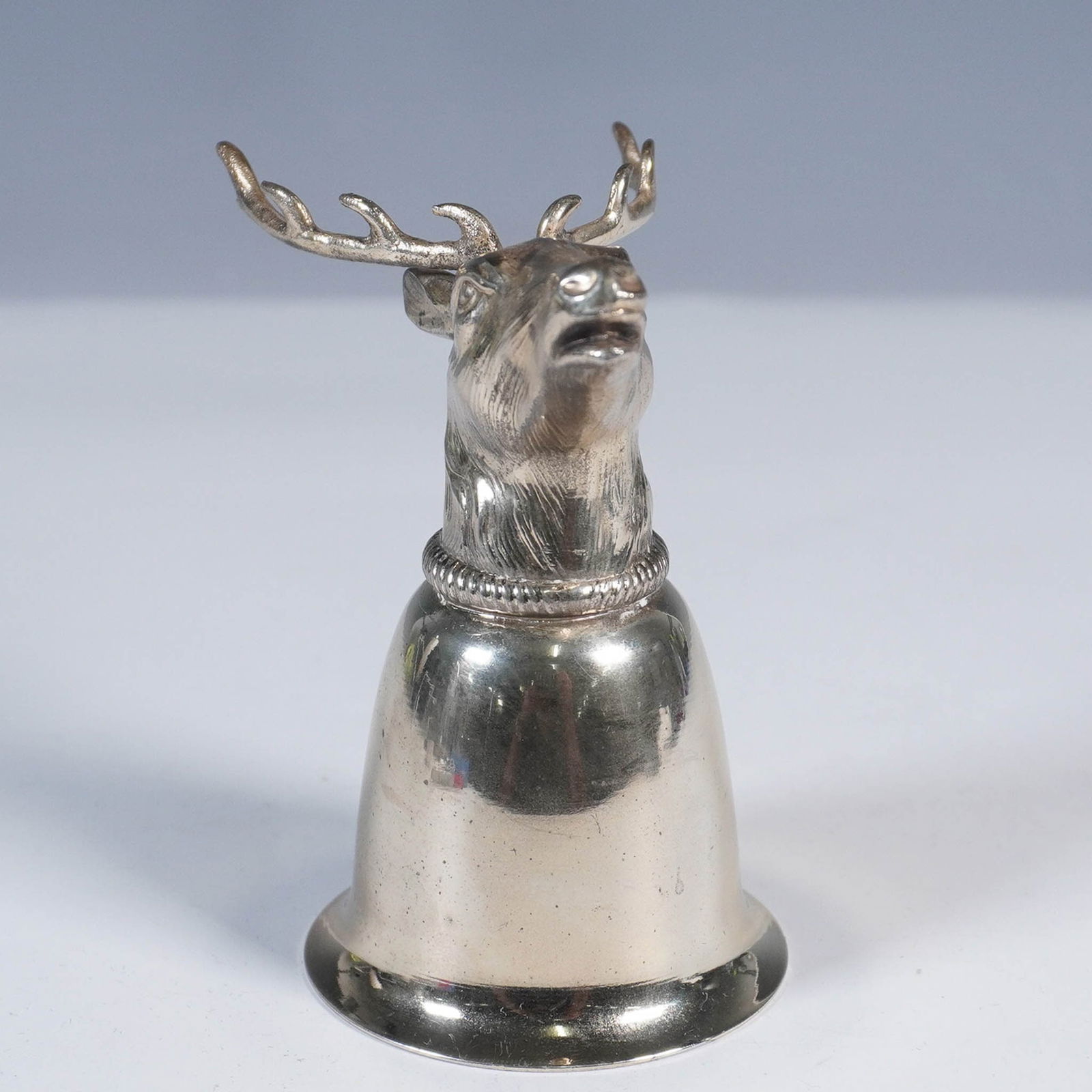 Silver-Plated Stag Stirrup Cup (1 of 3)