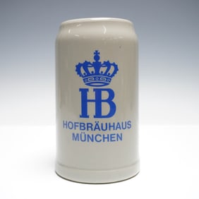 Sahm Hofbrauhaus Munchen Stoneware Beer Stein 1L