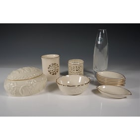 10pc Lenox Porcelain and Crystal Assorted Collection
