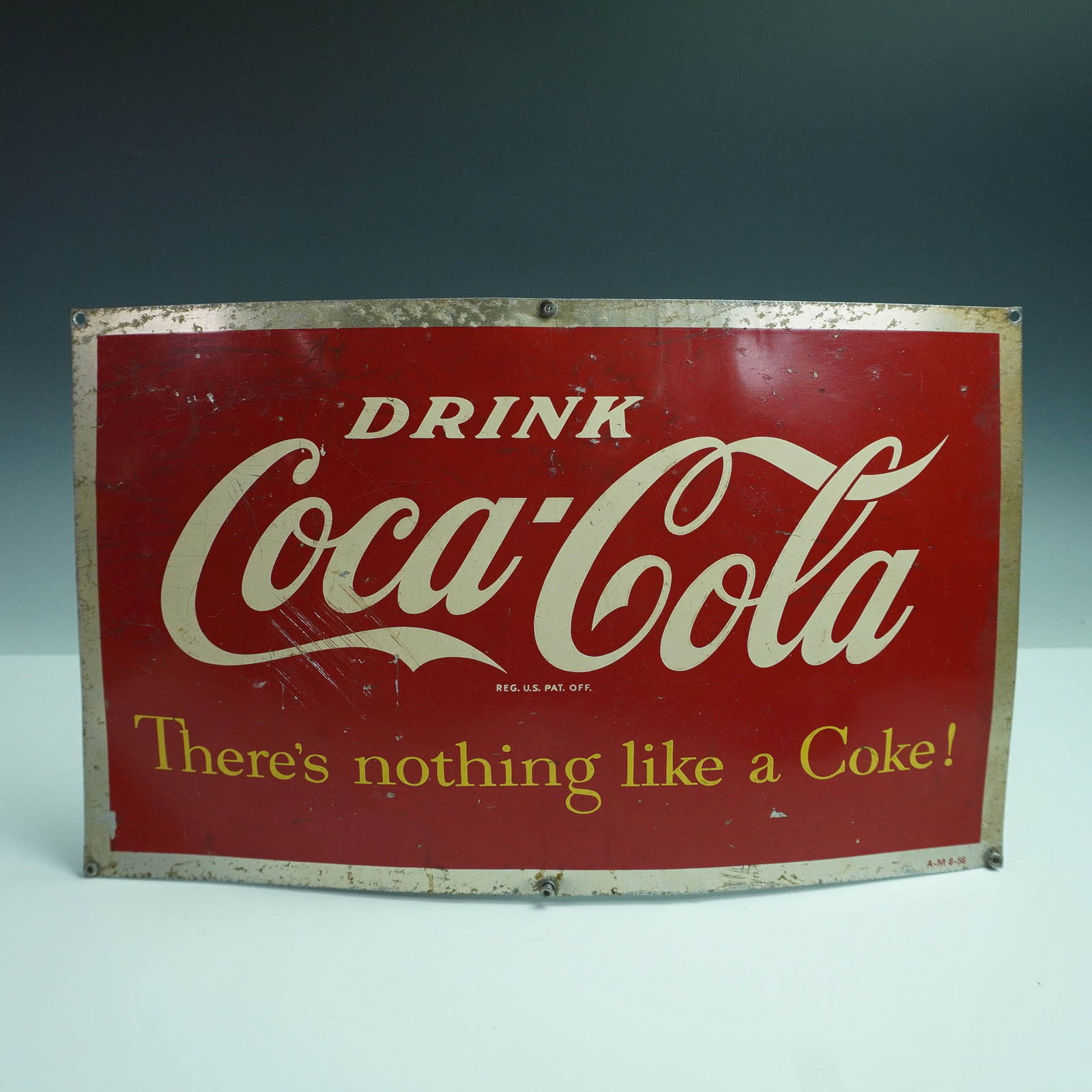 Coca Cola Tin Advertising Sign, Theres Nothing Like a Coke (1 of 3)