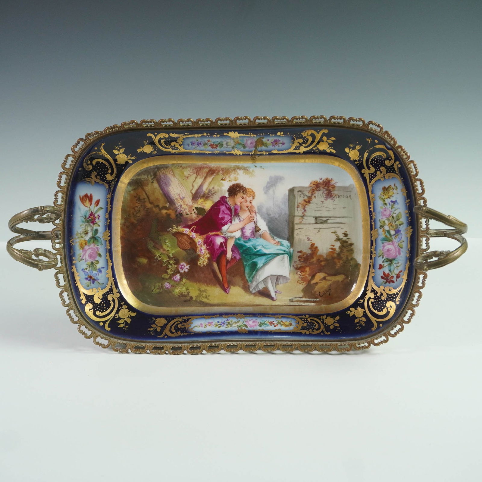 Sevres Porcelain Chateau  des Tuileries Mounted Centerpiece (1 of 4)