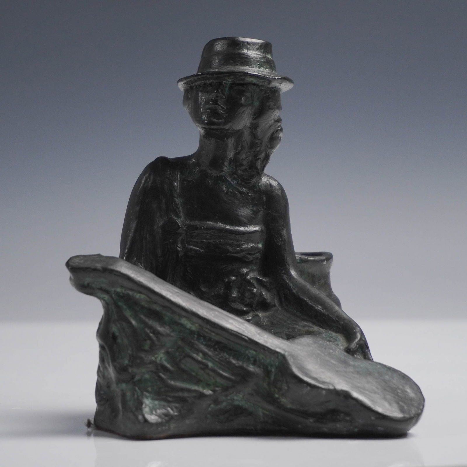 Elsie Palmer Payne Bronze Sculpture, Seated Musician (1 of 6)