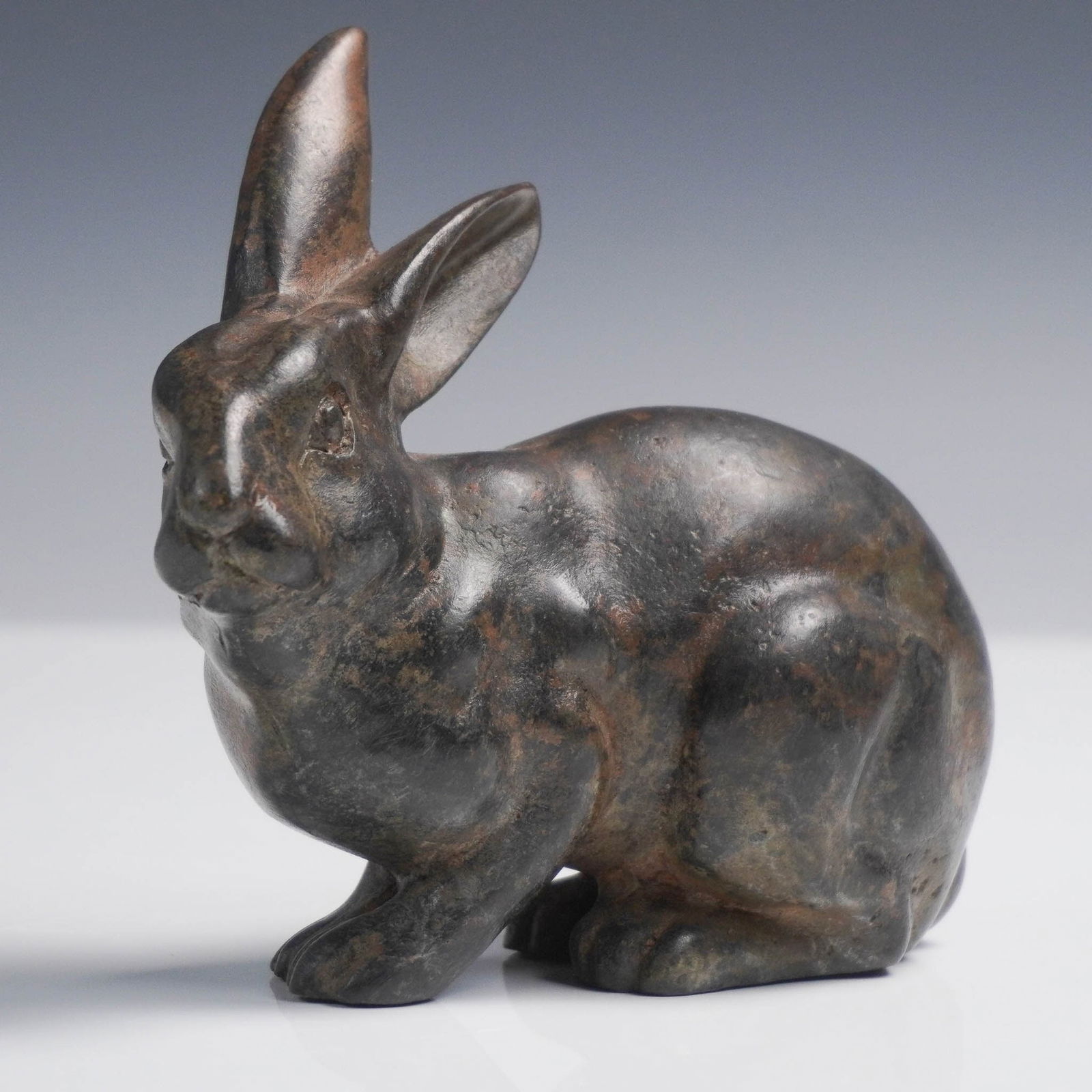 Pierre Chenet Bronze Rabbit Figurine (1 of 3)