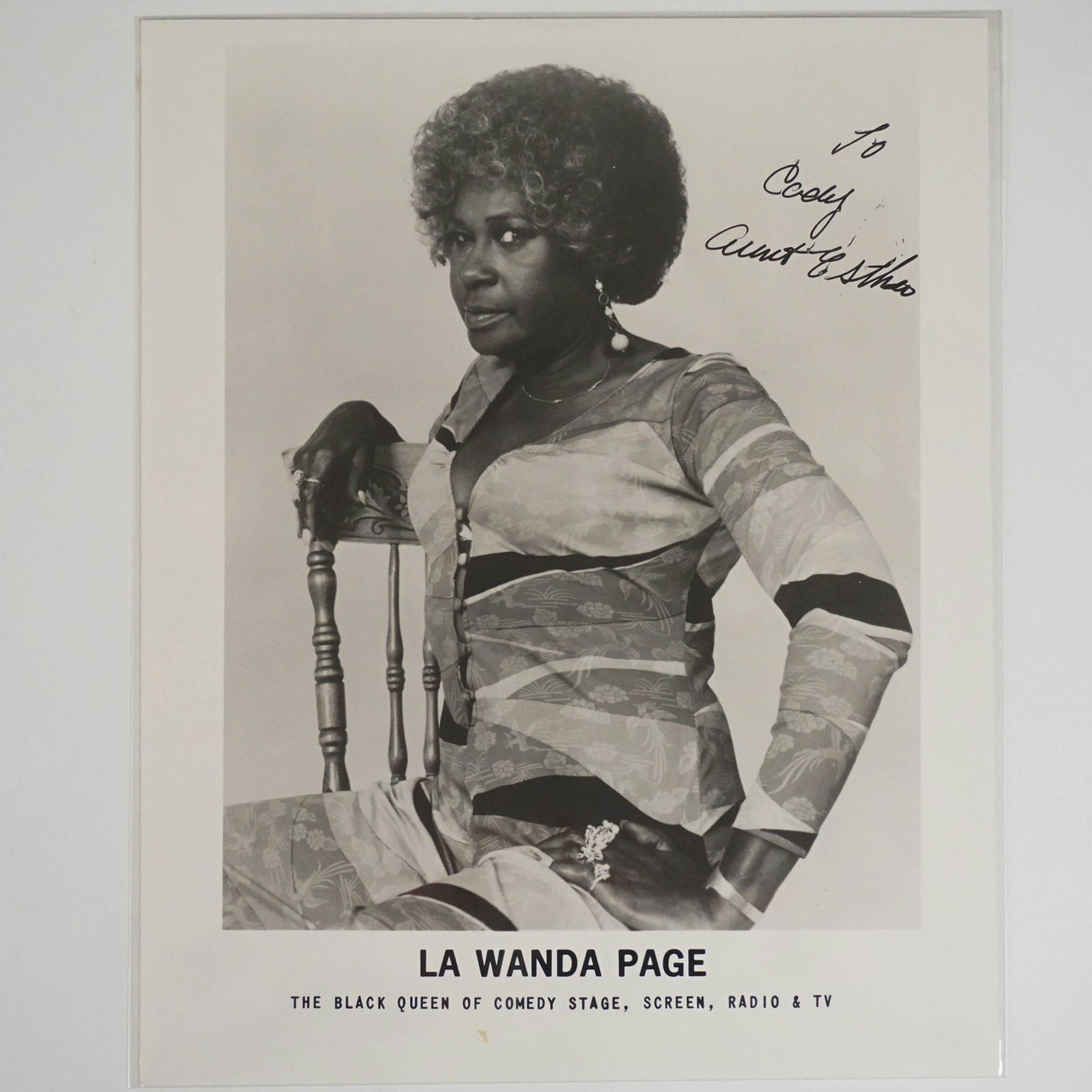LaWanda Page Autographed Promotional Photograph (1 of 2)