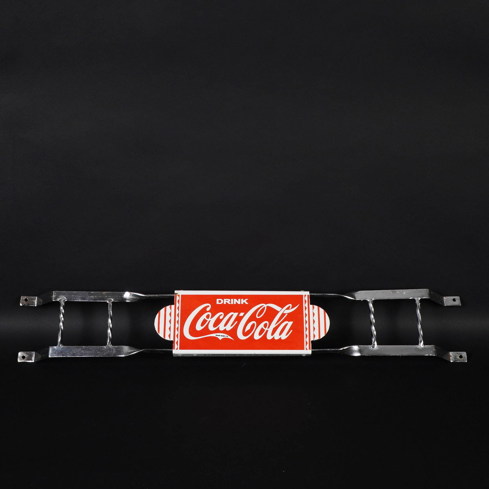 Coca-Cola Door Push Trade Sign (1 of 4)