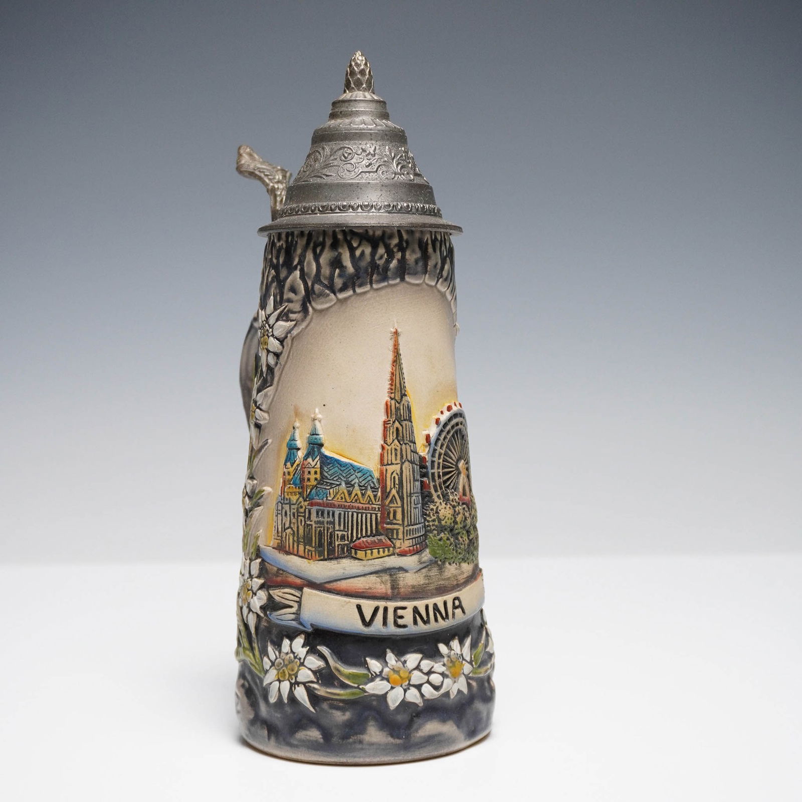 King German Beer Stein, Vienna Landmark Scene (1 of 6)