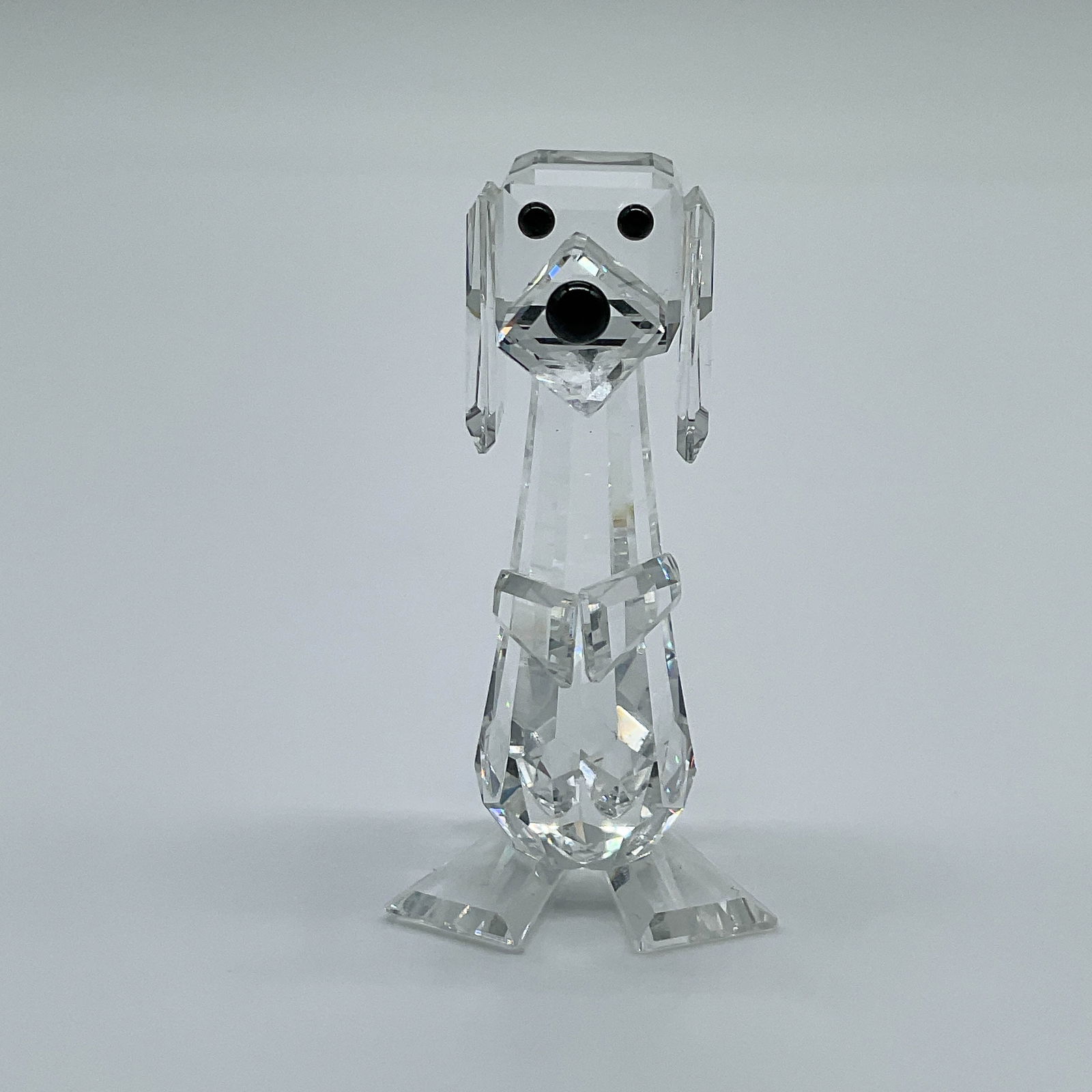 Swarovski Crystal Figurine, Tall Dog "Pluto" (1 of 3)