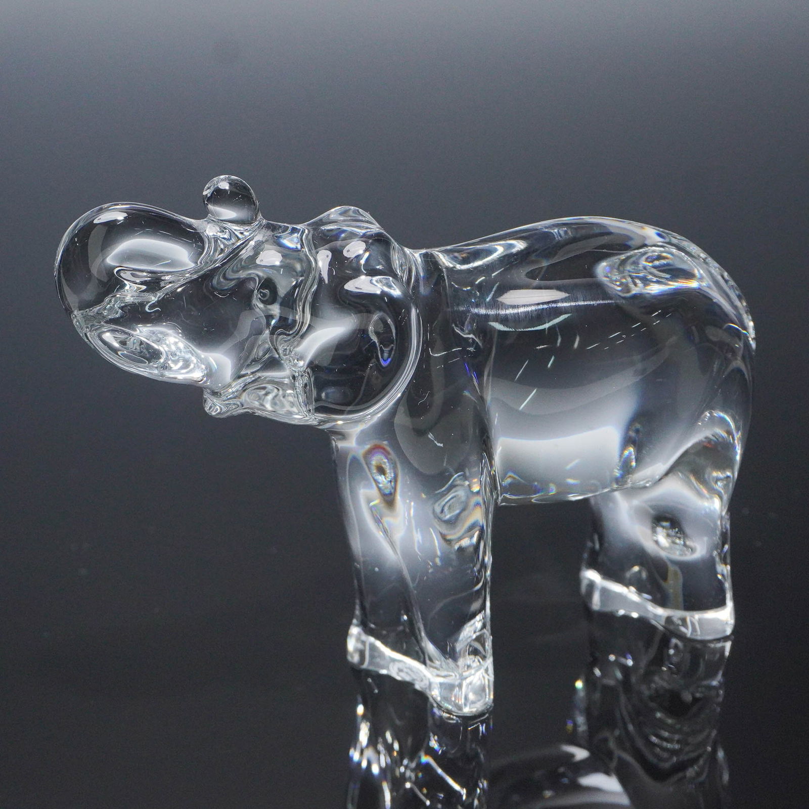 Baccarat Crystal Elephant Figurine (1 of 5)