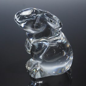 Baccarat Crystal Rabbit Figurine