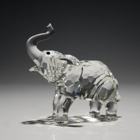 Swarovski Crystal Figurine, Baby Elephant with Box