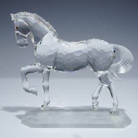 Swarovski Crystal Figurine, Arabian Stallion w/Original Box