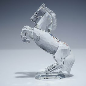 Swarovski Crystal Figurine, White Stallion