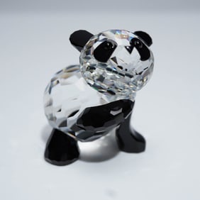 Swarovski Crystal Figurine, Panda Mother 181080