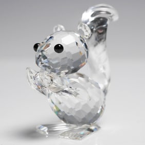 Swarovski Crystal Figurine, Squirrel Small Ears