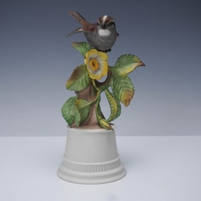 Boehm Porcelain Figurine, White Throated Sparrow