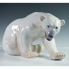 B & G Porcelain Polar Bear Figurine