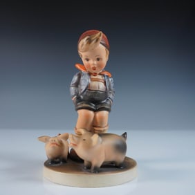 This Goebel Hummel Porcelain Figurine, Farm Boy
