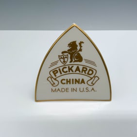 Pickard China Gold-Trimmed Display Plaque