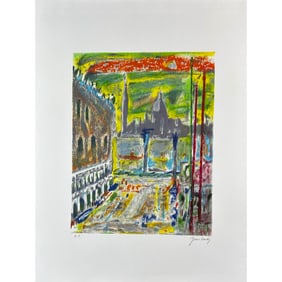 Jean Couty (France 1907-1991), Lithograph, Venise, Signed