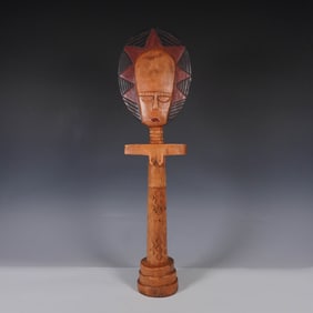 African Ashanti Akua'ba Fertility Doll