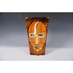 Nivek Africa Hand-Painted Ceramic Vase