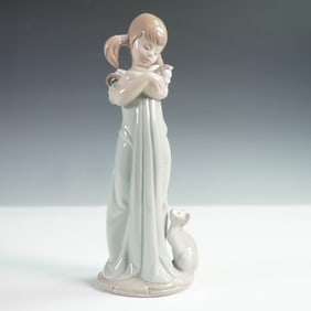 Lladro Porcelain Figurine, Don't Forget Me