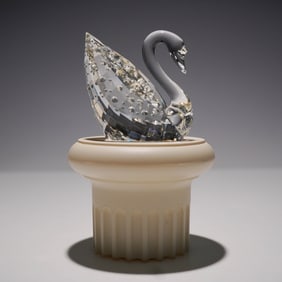 Swarovski Crystal Figurine, 1995 Swan Centenary