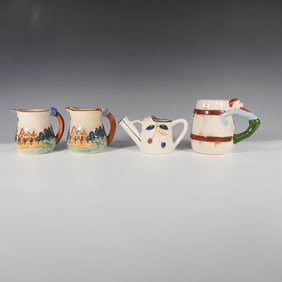4pc Japanese Ceramic Pitchers and Mug Assortment