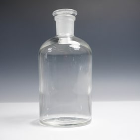 PYREX Clear Glass Bottle with Stopper