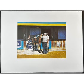 Richard McLean (American 1934-2014) Lithograph Lucky Penny