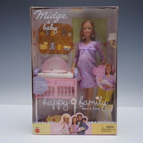 Mattel Happy Family: Mom & Baby Barbie Dolls, Midge & Baby 56663