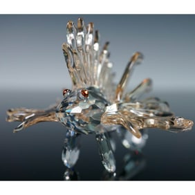 Swarovski Crystal Figurine, Lion Fish
