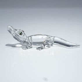 Swarovski Crystal Figurine, Alligator 221629