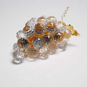 Swarovski Large Crystal Grapes with Gold Finish