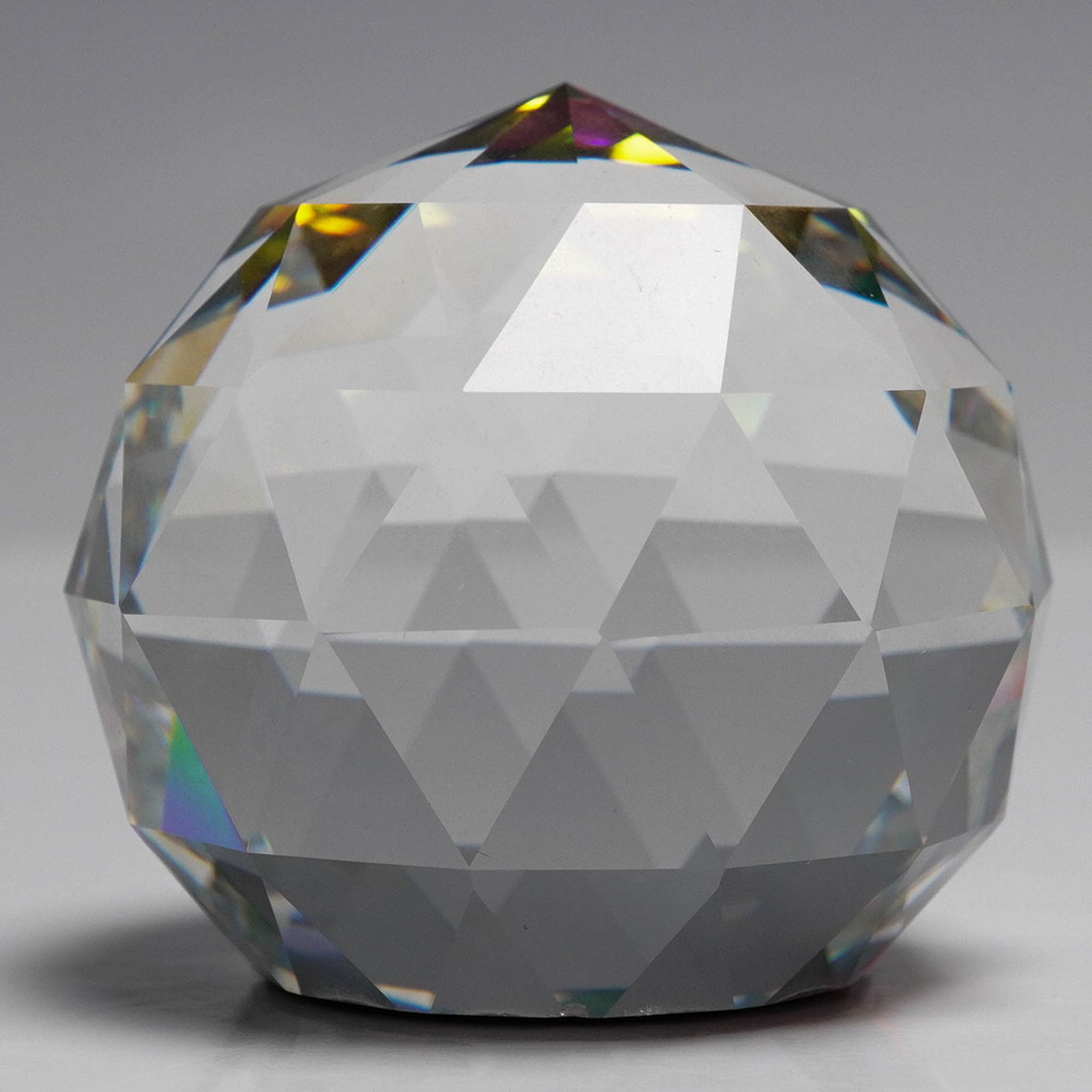 Swarovski Crystal Round Faceted Paperweight (1 of 5)