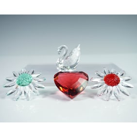 4pc Swarovski SCS Crystal Gifts