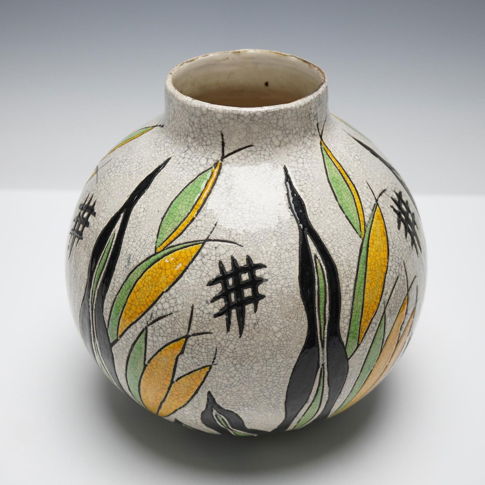 Charles Catteau (1880-1966), Boch Keramis Art Deco Vase