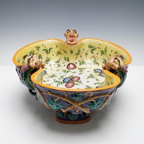 An Italian Majolica Punchbowl Egisto Fantechi