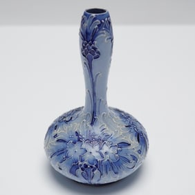 Late 19th C Moorcroft Florian Ware Small Cabinet Vase