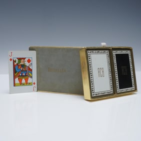 Tiffany & Co. Monogrammed Double Deck of Playing Cards