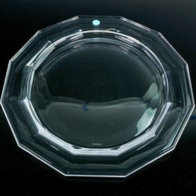 Tiffany & Co. Clear Crystal Octagonal Serving Plate