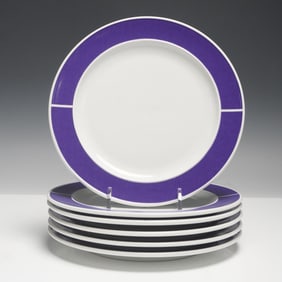 6pc Rosenthal Studio-Line Plates, Joy 6 Design