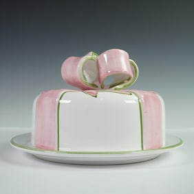 Martam Safaril Portuguese Porcelain Covered Dish, Gift Box Form