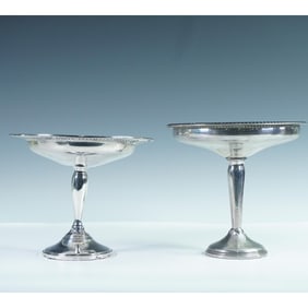 2pc KMK Weighted Sterling Silver Compote Dishes