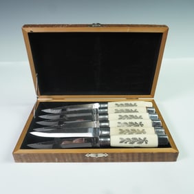 6pc Arnart Stainless Steel Steak Knife Set