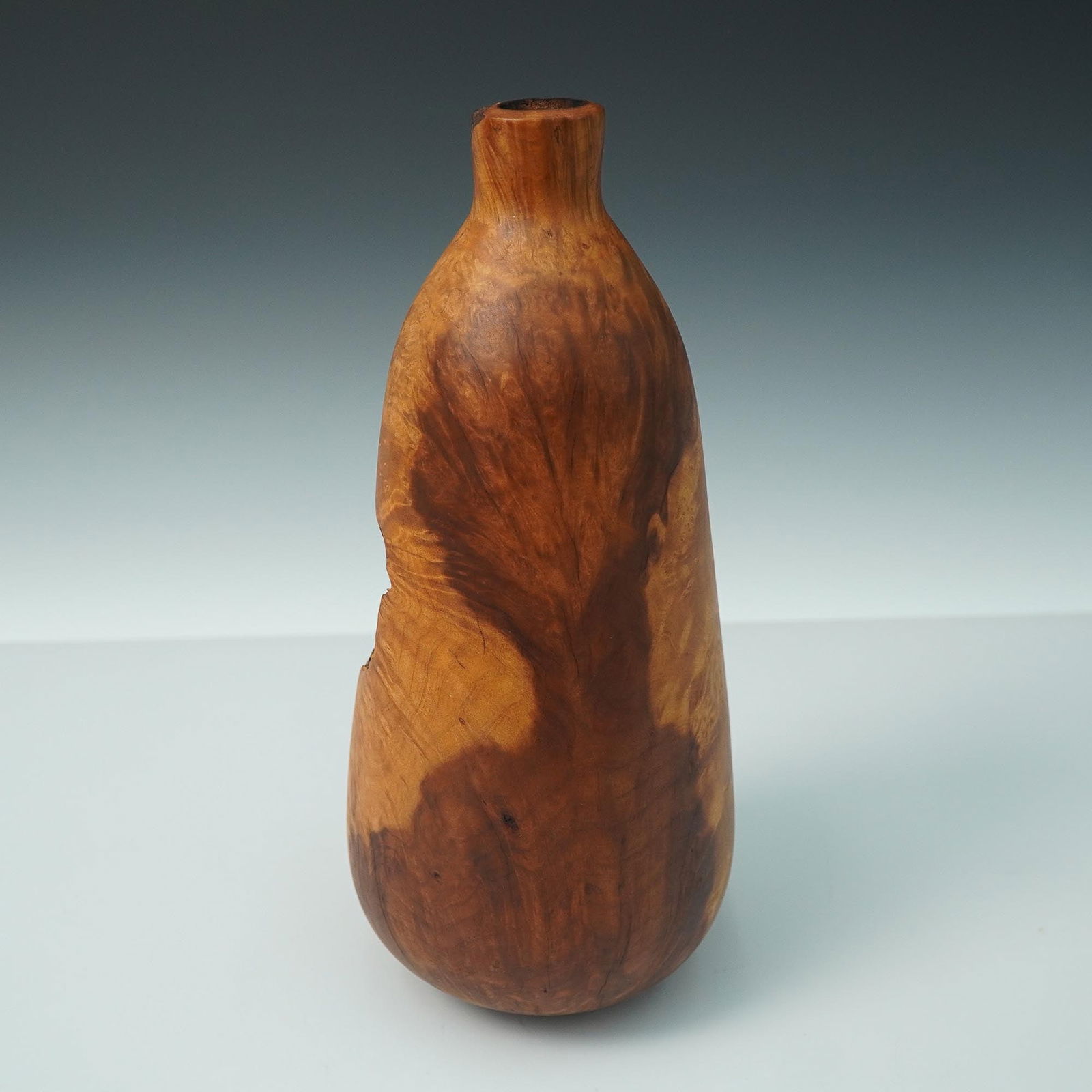 Hand-Turned Burl Wood Vase (1 of 5)