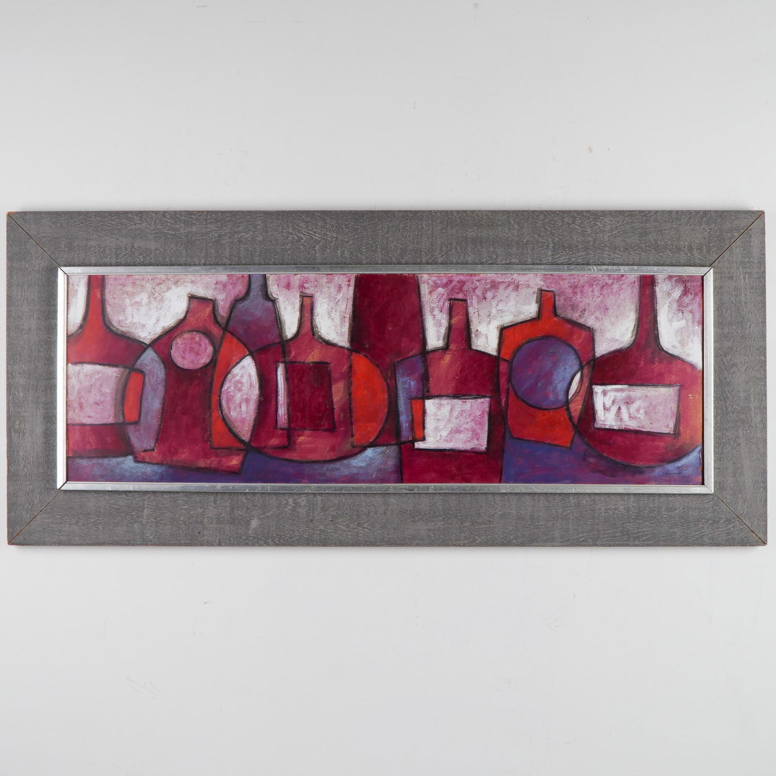 C. Brunner, Mid-Century Original Oil on Board, Still-Life, Signed (1 of 5)