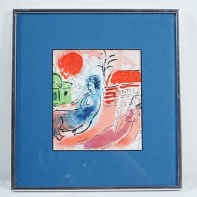 Marc Chagall, Original Color Lithograph Mourlot 195, Maternity w/ Centaur