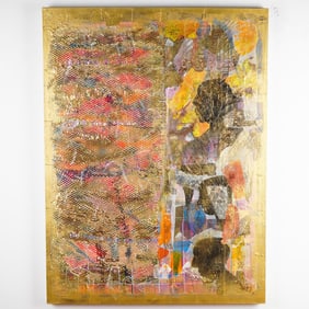 Original Contemporary Mixed Media Abstraction on Canvas